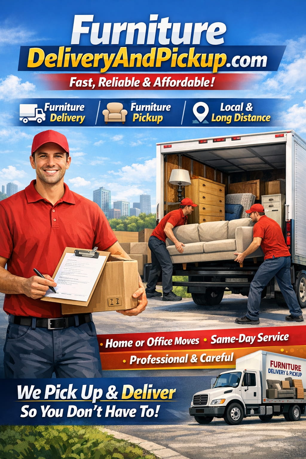 furniture delivery and pickup services